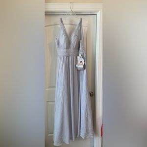 Elegant Light Blue Evening Gown